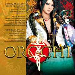 Flyer für Orochi Tour 2014
