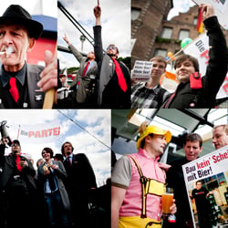Fotoreportage – TITANIC, das Satire Magazin – Die Partei, die Partei