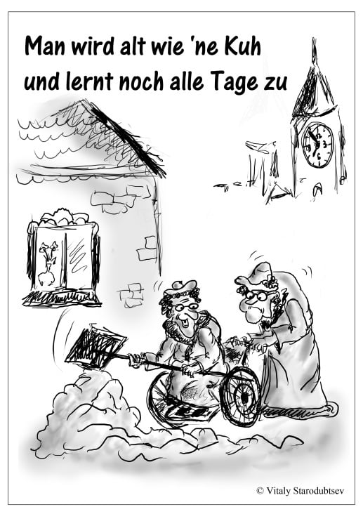 Man wird alt wie ´ne Kuh und lernt noch alle Tage zu.