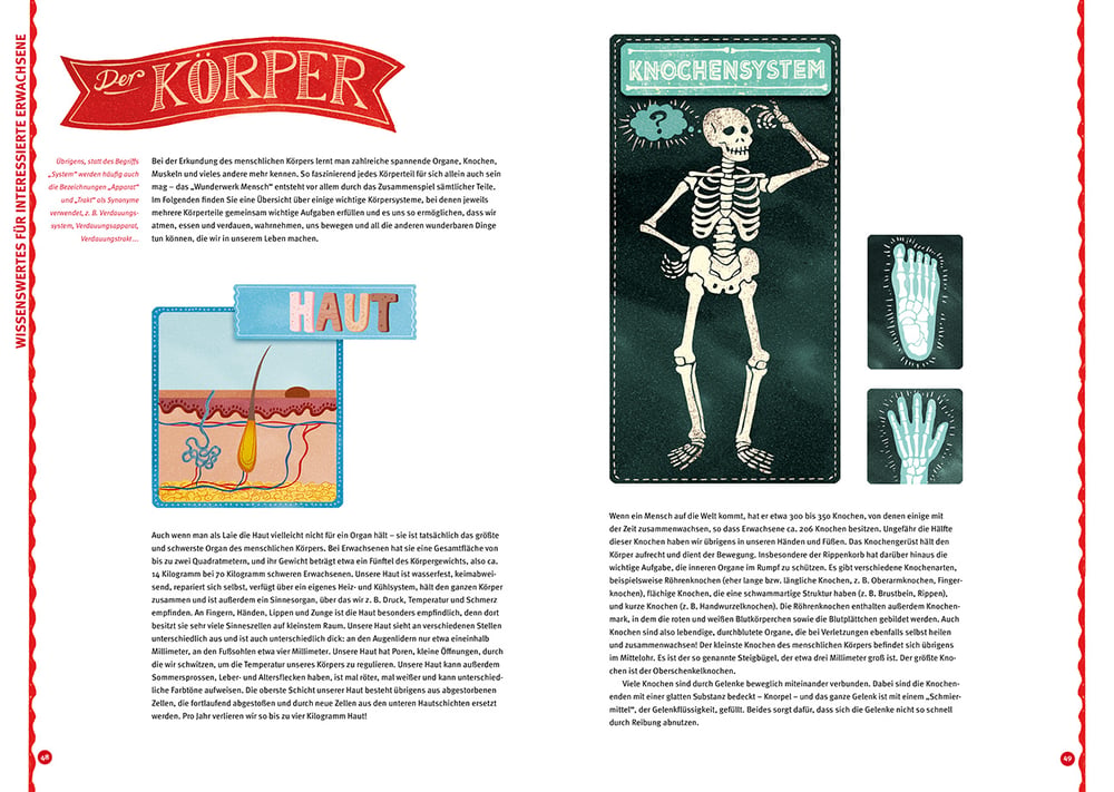 Illustrationen Broschüre „Körper“/Layout: Eileen Frühauf_Stiftung Haus der kleinen Forscher