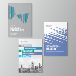 Konzept und Gestaltung Broschüren/ Publikationen CFA Society
