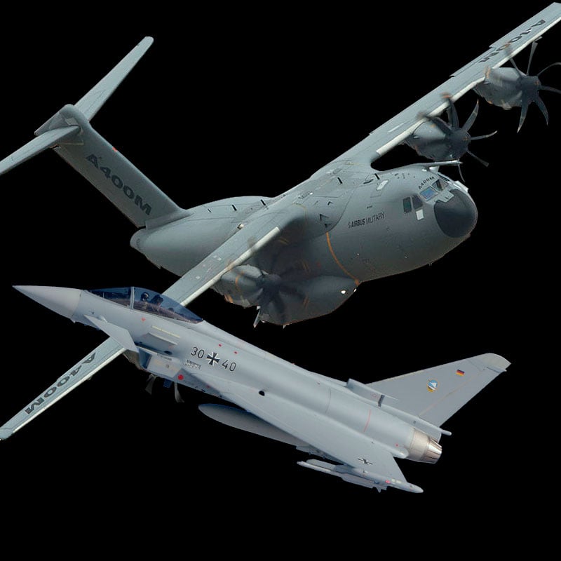 A400M und EF2000