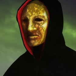 verwitterte Maske