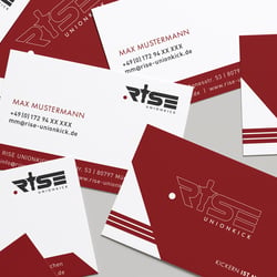 Visitenkarten Design für Rise