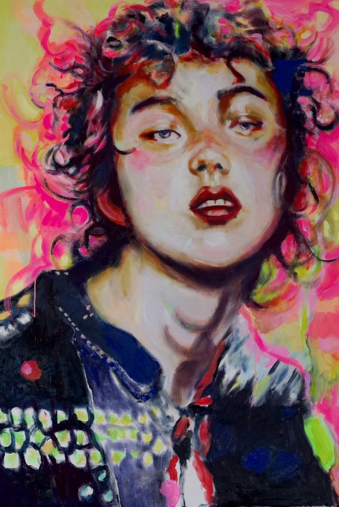 NO  Öl auf Leinwand 115 × 80 cm