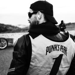 Biker at Punks Peak