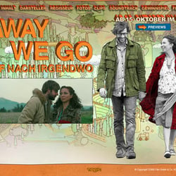 Flash-Webseite für den Film „Away We Go – Auf nach Irgendwo“