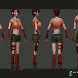 Erstes Modell in ZBrush: Amanda