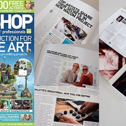 5 page interview + 2 pages of News for this issue of Advanced Photoshop Magazine / Imagine Publishing