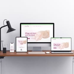 Website eines Pflegediensts