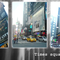 New York : Kollage von Times Square Impressionen