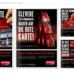 Novofleet Anzeigen – Layouts – Freelancing Projekt