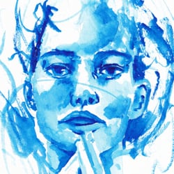 Aquarell Portrait