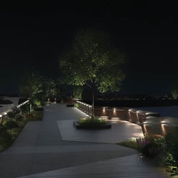 Uppark bei Nacht