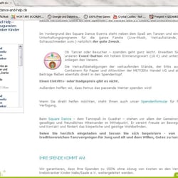 Web-Content Dance-and-Help Benefiz