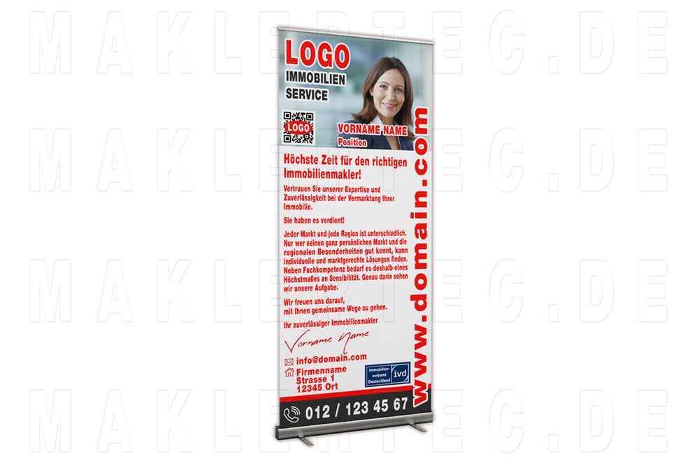RollUp Banner Immobilienmakler