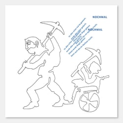 Vier Zeilen und eine Linie