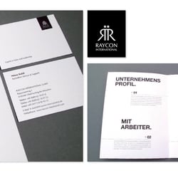 Corporate Design Entwicklung „RAYCON International“