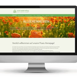 Webseite mit WordPress für Allgemeinärztin