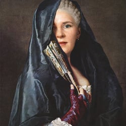 Virtuelles Reenactment – Damenportrait