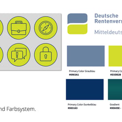 Iconset und Farbsystem