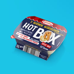 Foodshot und Packshot für Dreistern Hotbox Wiener