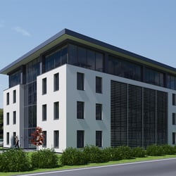 Architekturvisualisierung-Bürokomplex