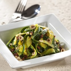 Zucchini Bandnudeln Spinat-7