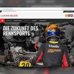Webdesign: Lukas-Milos.com