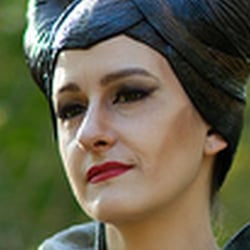 Maleficent Cosplay Vorher