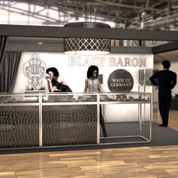 INHORGENTA – Messestand für die Marke Black Baron