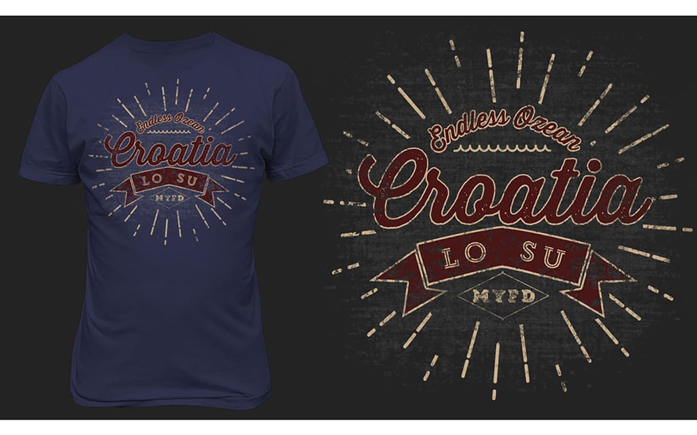 T shirt croatia
