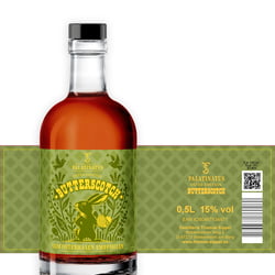 Gestaltung Etikett der „Oster Edition“ für Sippel-Destillerie (Butterscotch)