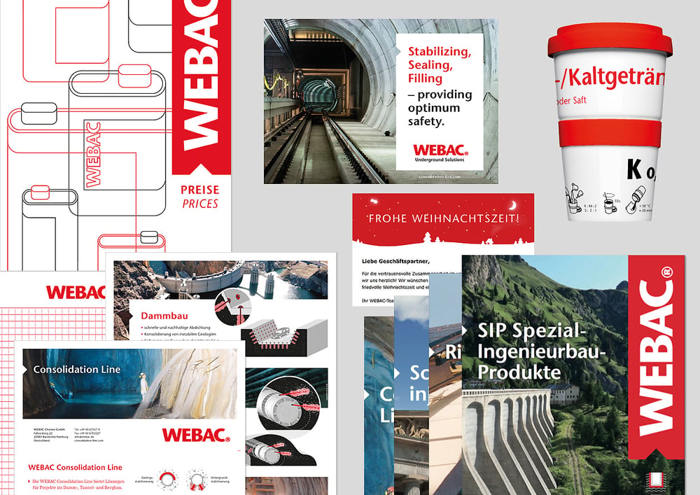 Grafikdesign für WEBAC-Chemie GmbH