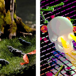 3D Range From Photoreal to Voxel