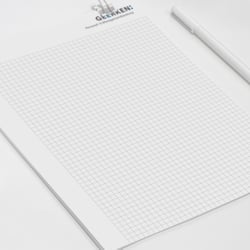 GEERKEN – Geschäftsausstattung, Notitzblock, Stempel, Namensschilder