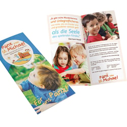 Gestaltung & Layout f. Faltflyer