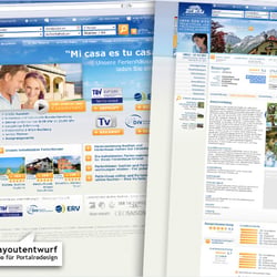 Nicht umgesetzte Konzeptstudie für den Redesign des Portals CASAMUNDO 2011