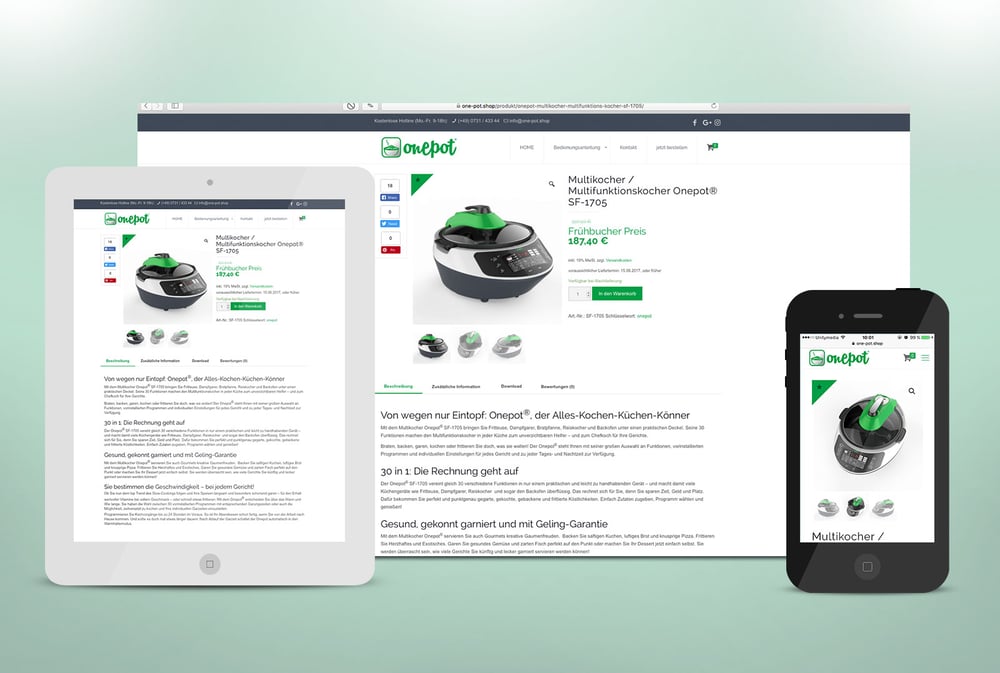 webdesign-onepot-shop