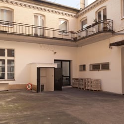 view exhibition space, office and coworking space