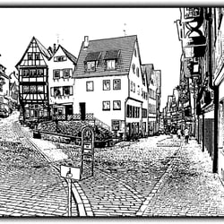 sw Strich-Grafik