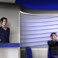 Messestand-Visualisierung, freie Arbeit, 2011