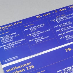 Programmfalter, 2018