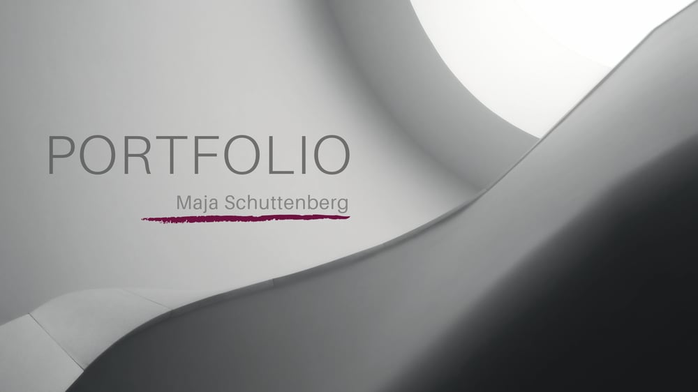 Portfolio Maja Schuttenberg