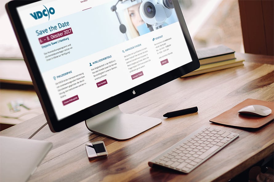 Konzeption und Gestaltung der Website