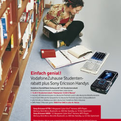 Anzeige Studententarif