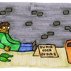 Zu mir oder zu dir?