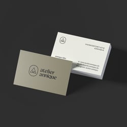 Corporate Design für Atelier Annique – Visitenkarten