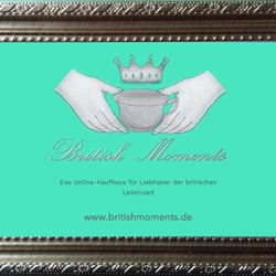 Visitenkarte für „British Moments“