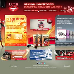 Xbox – LIPS – Screendesign
